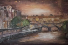 Paris, olio su tela 68x120 1.550 euro