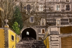 La salita dei Borgia - the Borgia Steps, 80x60 cm, 1700 eur